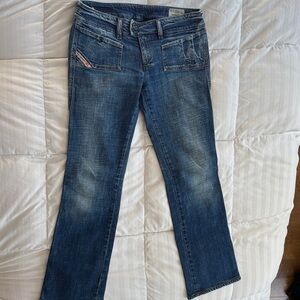 Diesel Women's Low Rise Boot Cut Jeans